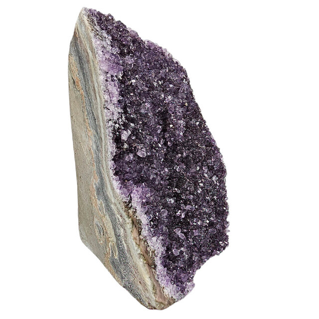 Deep purple amethyst cluster from Uruguay 684 grams Deep purple amethyst cluster from Uruguay 684 grams