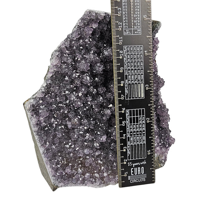 Deep purple amethyst cluster from Uruguay 1085 grams