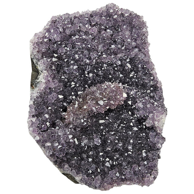 Dunkelvioletter Amethyst-Cluster aus Uruguay  680 Gramm