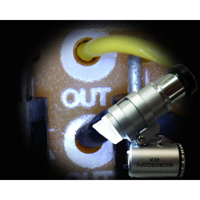 Pocket microscope with 45x magnification