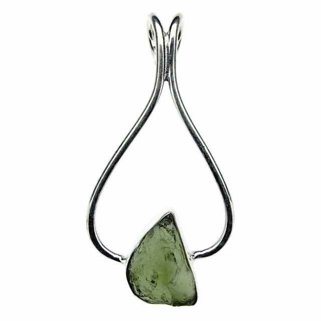 Moldavite pendant in silver 3,6 grams Moldavite pendant in silver 3,6 grams