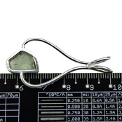 Moldavite pendant in silver 3,6 grams