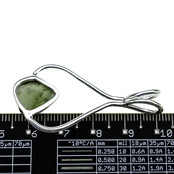 Moldavite pendant in silver 3,8 grams Moldavite pendant in silver 3,8 grams