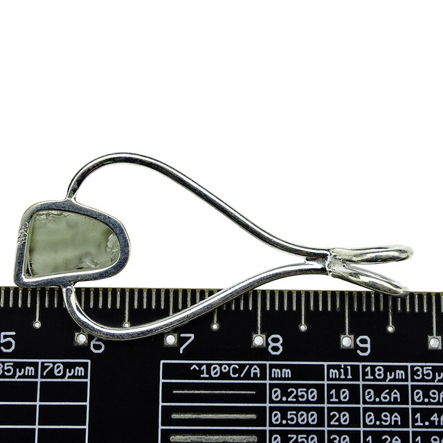 Moldaviet hanger in zilver 3,4 gram Moldaviet hanger in zilver 3,4 gram