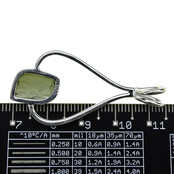 Moldaviet hanger in zilver 3,6 gram Moldaviet hanger in zilver 3,6 gram