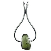 Moldaviet hanger in zilver 3,7 gram Moldaviet hanger in zilver 3,7 gram