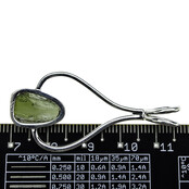 Moldavite pendant in silver 3,7 grams Moldavite pendant in silver 3,7 grams