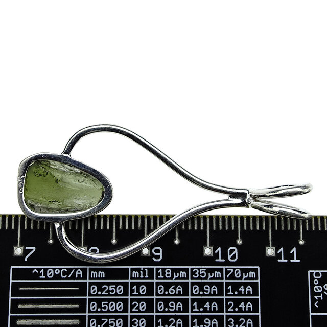 Moldaviet hanger in zilver 3,7 gram Moldaviet hanger in zilver 3,7 gram