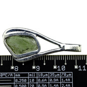 Moldavit-Anhänger in Silber 4,3  Gramm Moldavit-Anhänger in Silber 4,3  Gramm