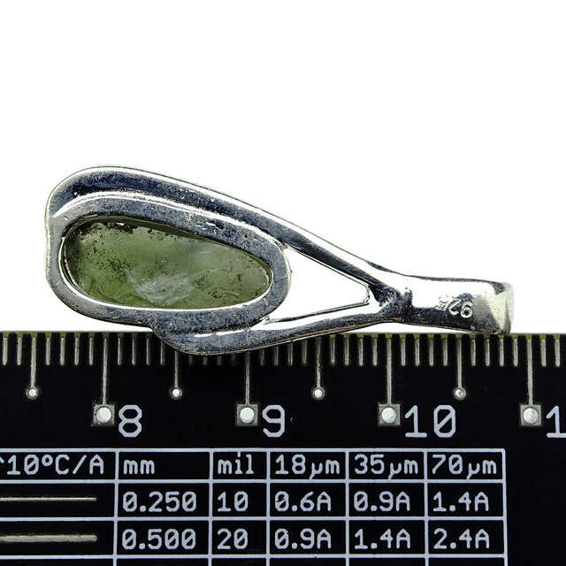 Moldaviet hanger in zilver 3,5 gram Moldaviet hanger in zilver 3,5 gram
