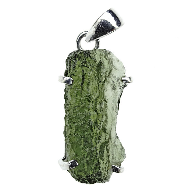 Moldavite pendant in silver 4 grams Moldavite pendant in silver 4 grams