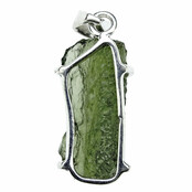 Moldavite pendant in silver 4 grams Moldavite pendant in silver 4 grams