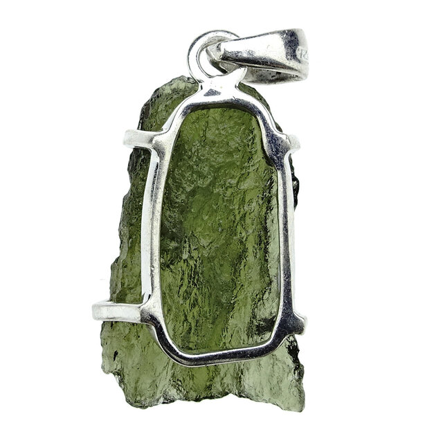 Moldaviet hanger in zilver 3,8 gram Moldaviet hanger in zilver 3,8 gram