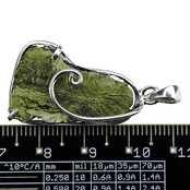 Moldaviet hanger in zilver 5 gram Moldaviet hanger in zilver 5 gram