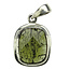 Moldavite pendant in silver 3,7 grams