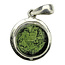 Moldavite pendant in silver 4,7 grams