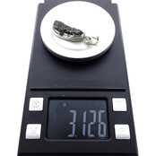 Moldavit-Anhänger in Silber 3,1 Gramm Moldavit-Anhänger in Silber 3,1 Gramm