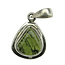 Moldavite pendant in silver 2,7 grams