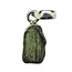 Moldavite pendant in silver 2 grams