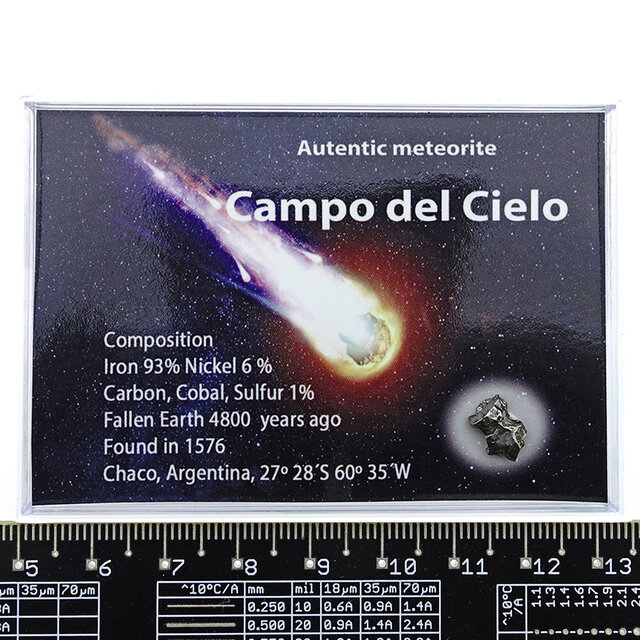 Campo del Cielo meteoriet in doosje