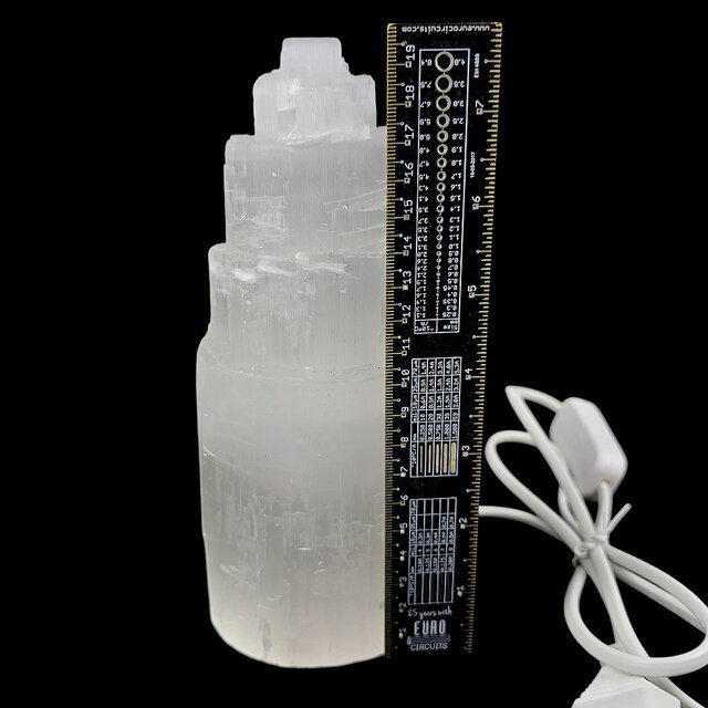 Selenite lamp 20 cm