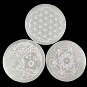 Selenite charging discs 3 pieces