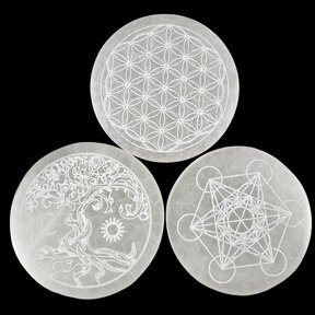 Selenite charging discs