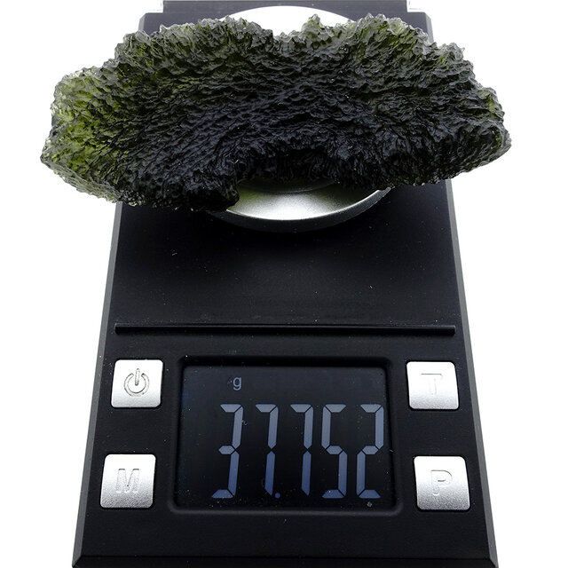 Moldavit aus Tschechien  37,7 Gramm