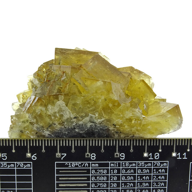 Gelber Moscona-Fluorit mit Calcit