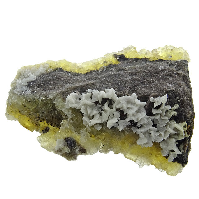 Gelber Moscona-Fluorit mit Dolomit