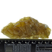 Gelber Moscona-Fluorit mit Calcit Gelber Moscona-Fluorit mit Calcit