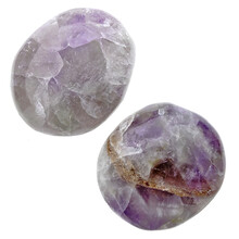 Amethyst palmstones 2 pieces