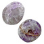 2 pieces amethyst palmstones from Madagascar