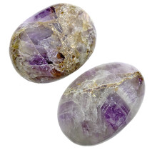 2 Stück Amethyst Seifensteine aus Madagaskar