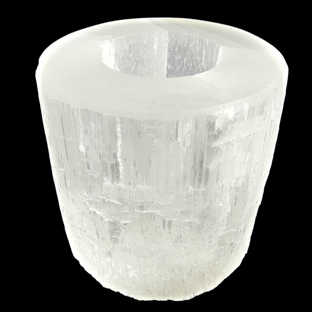 Selenit Teelichthalter 8 CM