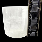 Selenite tealight holder 8 cm
