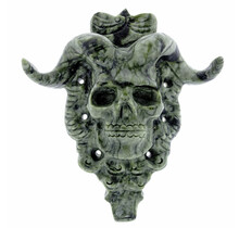 Mooie serpentijn skullmet hoorns