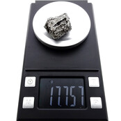 Iron meteorite crystal