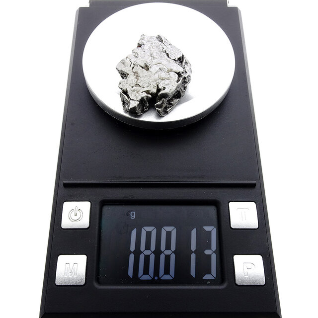 Iron meteorite crystal