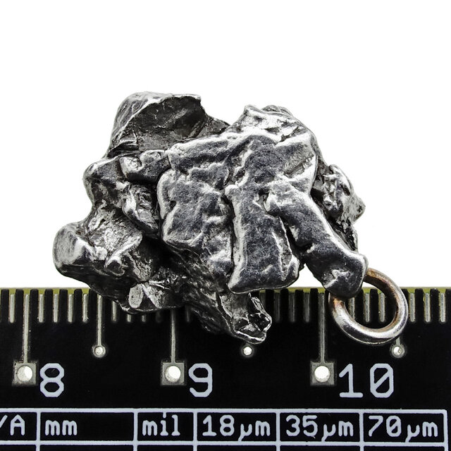 Iron meteorite crystal pendant Iron meteorite crystal pendant