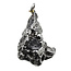 Iron meteorite crystal pendant