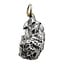 Iron meteorite crystal pendant