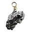 Iron meteorite crystal pendant