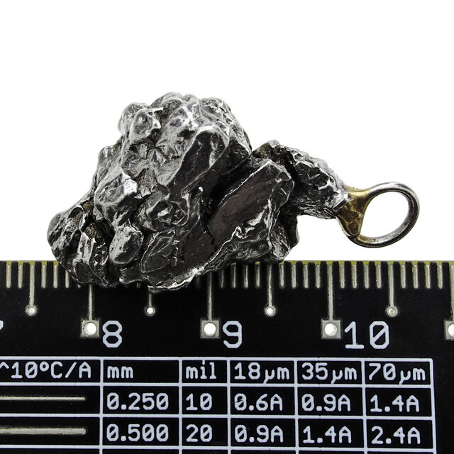 Eisenmeteorit kristall Anhänger