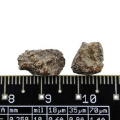 Calate 002 meteorite from Chile 2 pieces Calate 002 meteorite from Chile 2 pieces