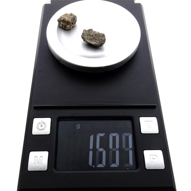 Calate 002 meteorite from Chile 2 pieces Calate 002 meteorite from Chile 2 pieces
