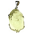 Libyan glass or gold tektite pendant in silver 16 grams