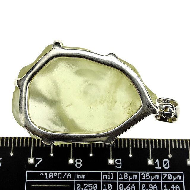 Libysches Glas oder Goldtektit Anhänger im Silber 16 Gramm