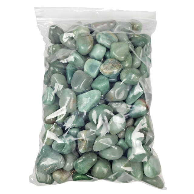 Mooie groene kwarts jumbo stenen, 5 kg