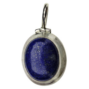 Pendant from Lapis Lazuli with silver